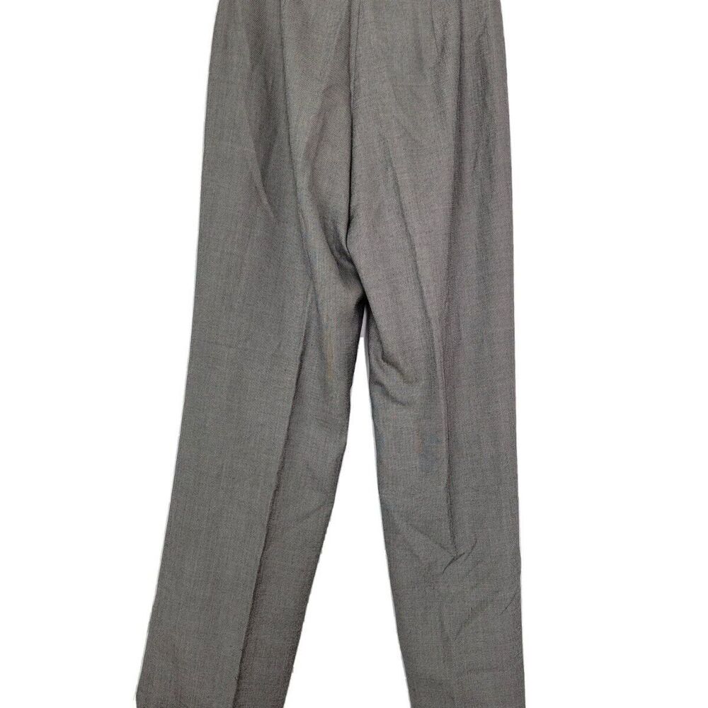 Kasper Black Subtle Patterned Fully Lined Dress Pants 4 Career Straight